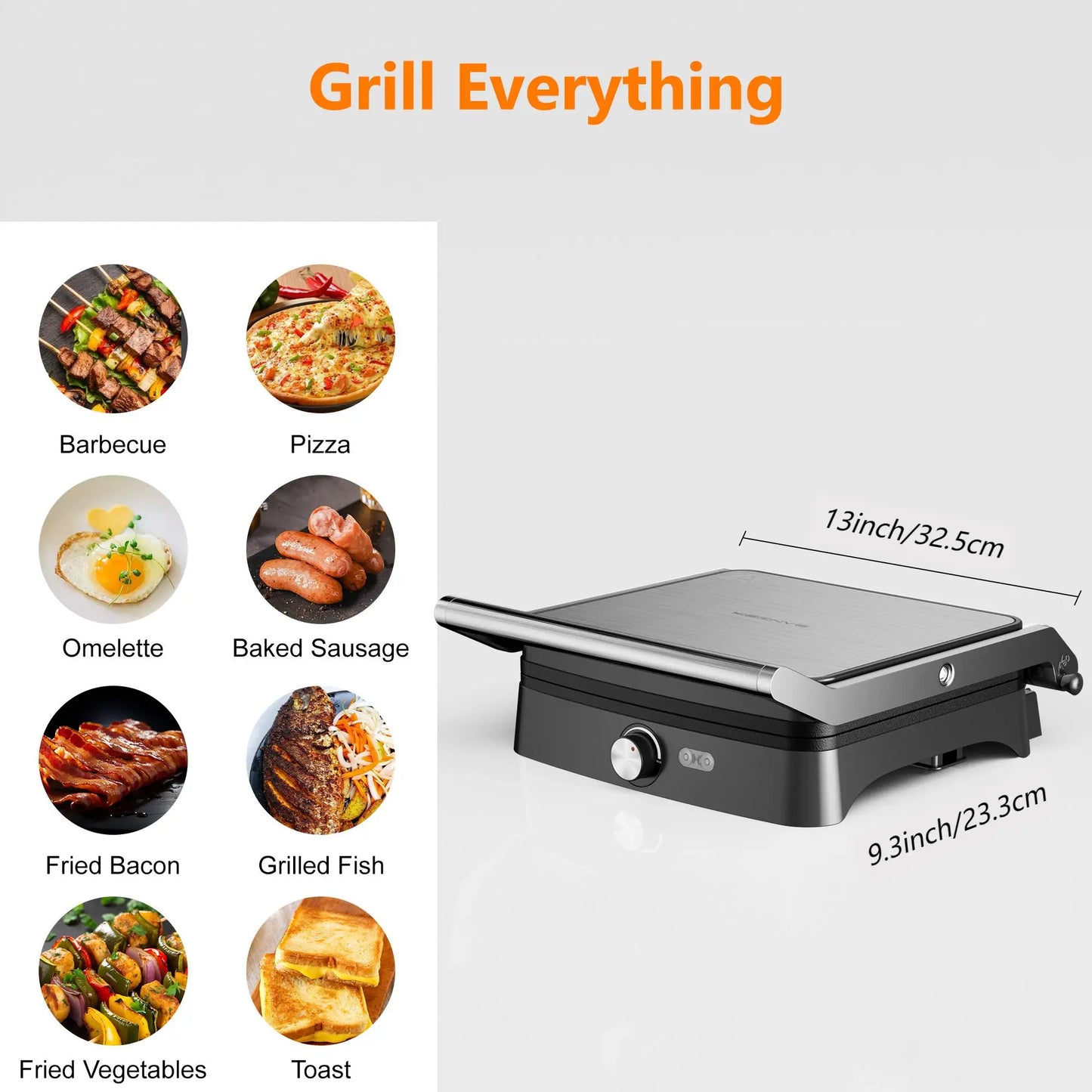 Panini Press Grill Indoor Sandwich Maker