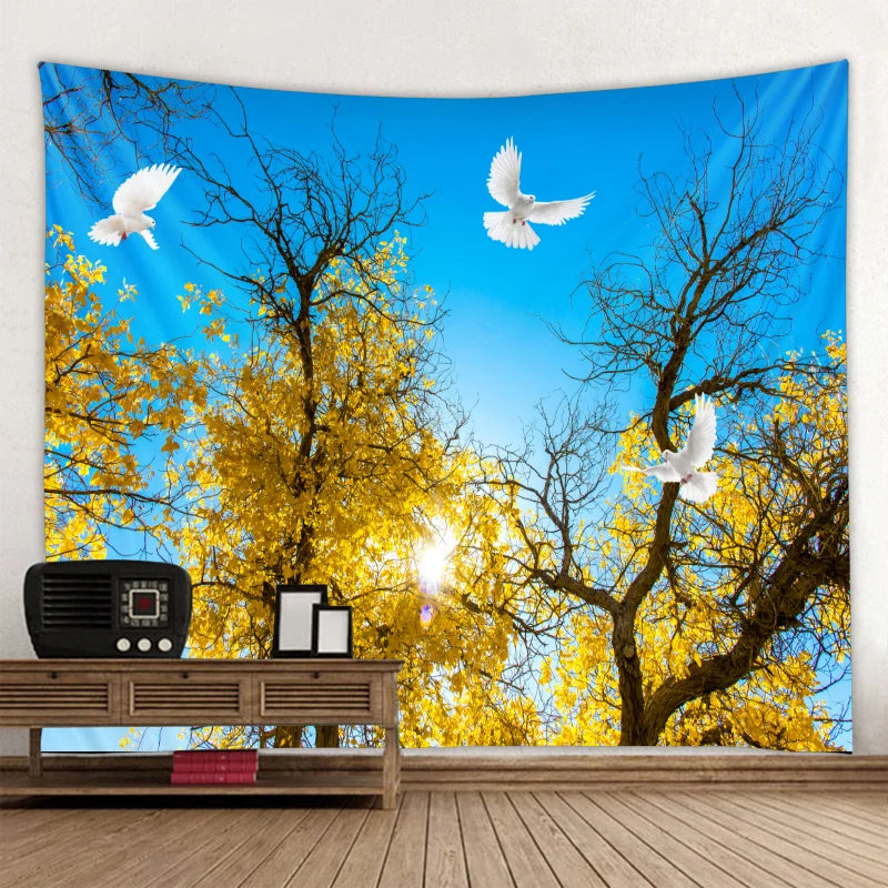 Beautiful nature tapestry