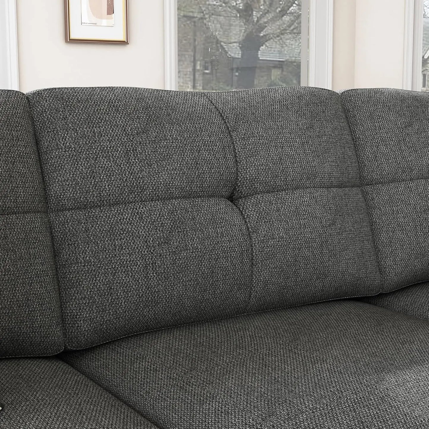 L Shaped Couch for Small Apartment, Reversible