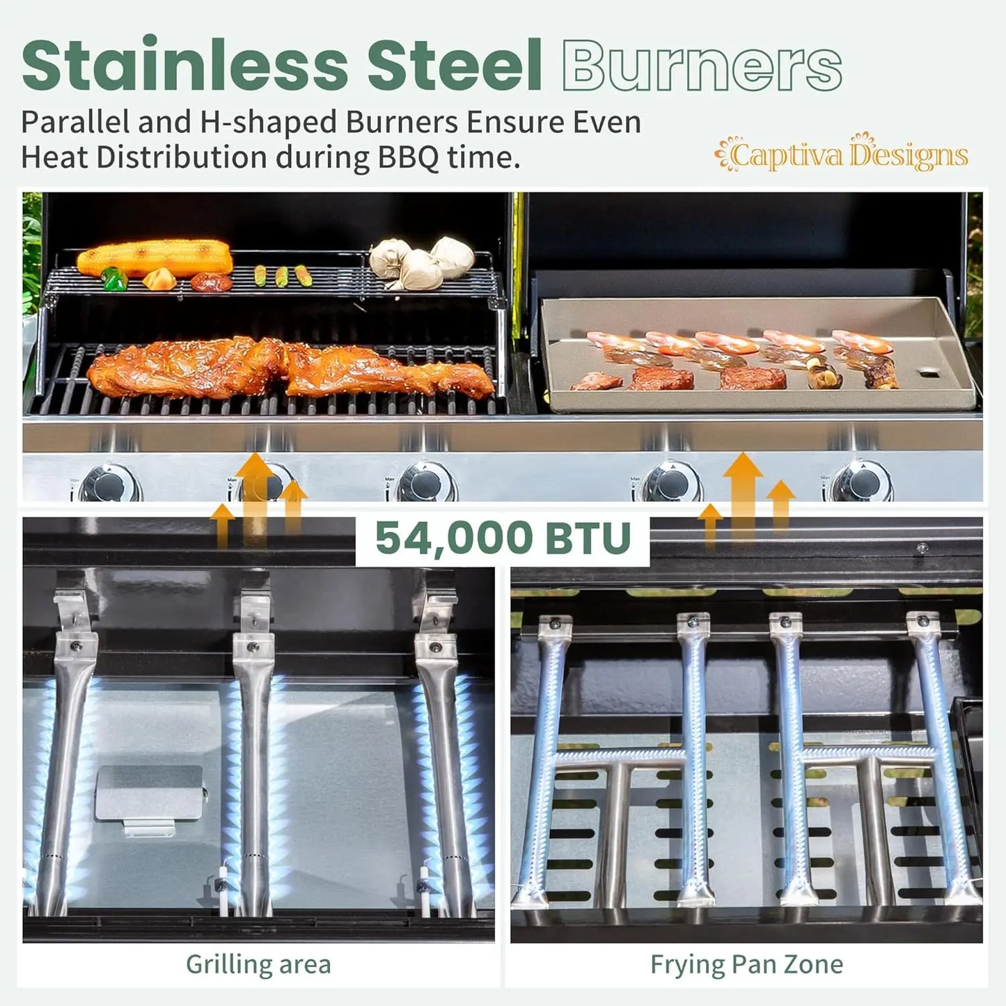 Propane Gas Griddle/ Grill Combo