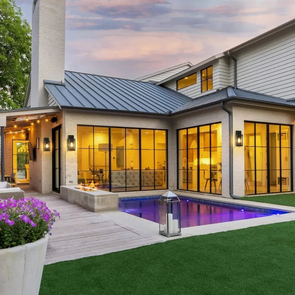 Outdoor Wall Light Fixtures, Exterior Waterproof Lanterns,