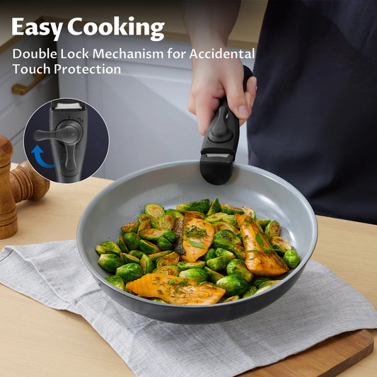 Induction Cookware w/ Healthy Ceramic Coating