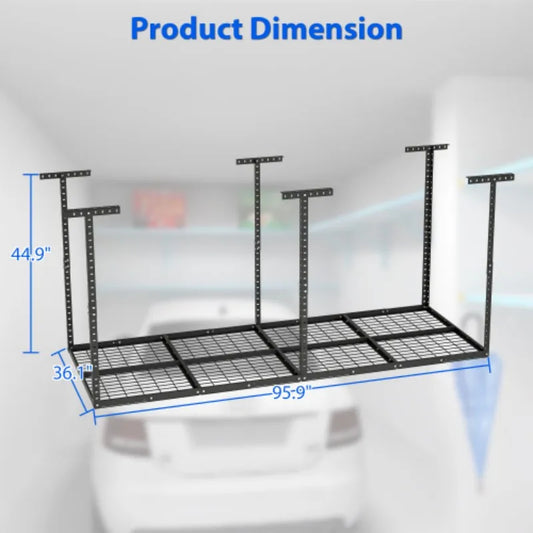 3x8 ft. Overhead Garage Storage Rack