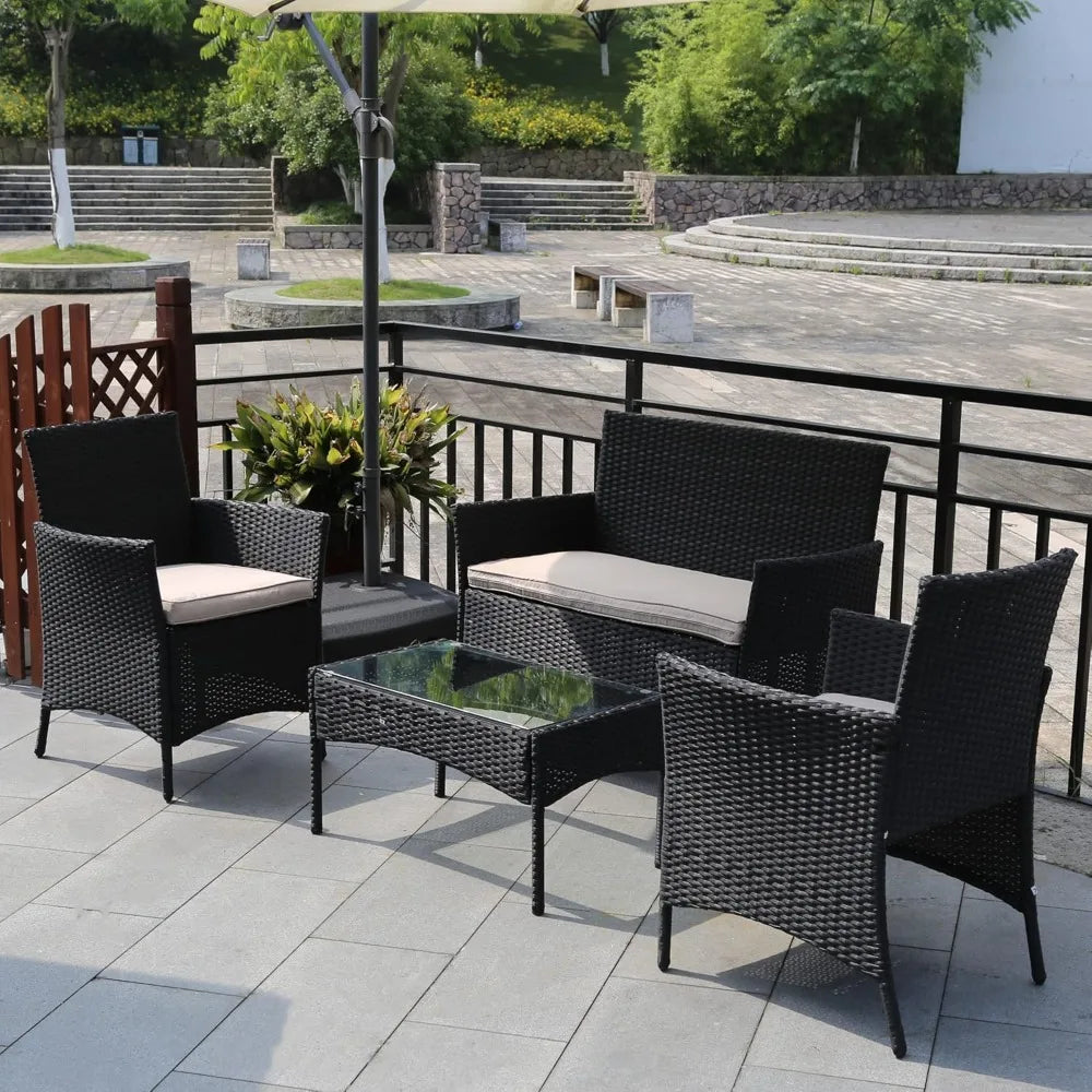 4-Piece Outdoor Patio Furniture Set