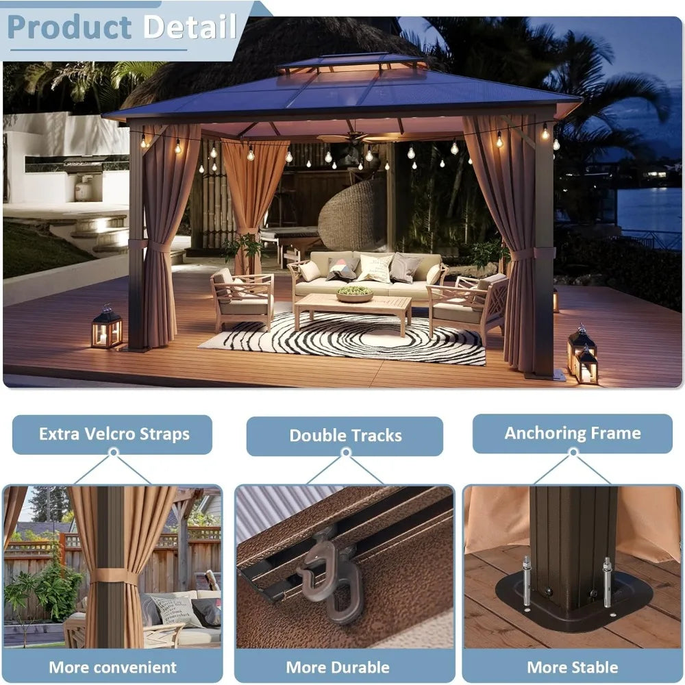 10'x12' Hardtop Gazebo