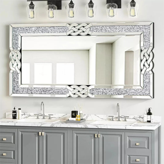 Wisfor Crushed Diamond Wall Mirror