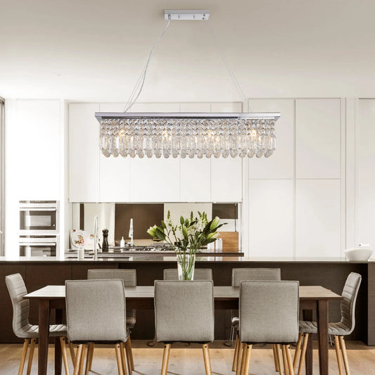 Modern Crystal Chandelier for Dining Room