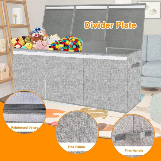 Extra Large Toy Box for Girls Boys