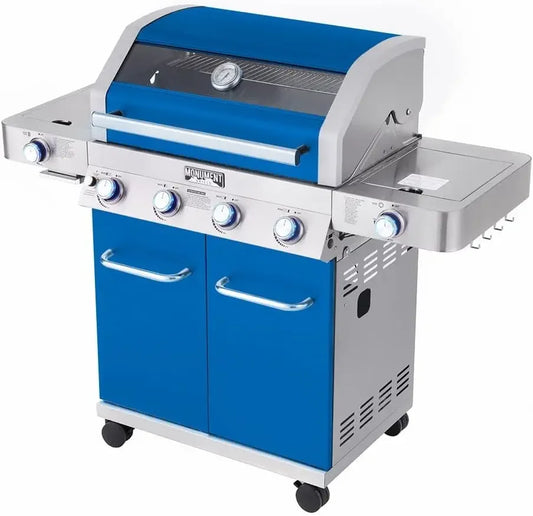 Propane Gas Grills w/ Lid, Built-In Thermometer