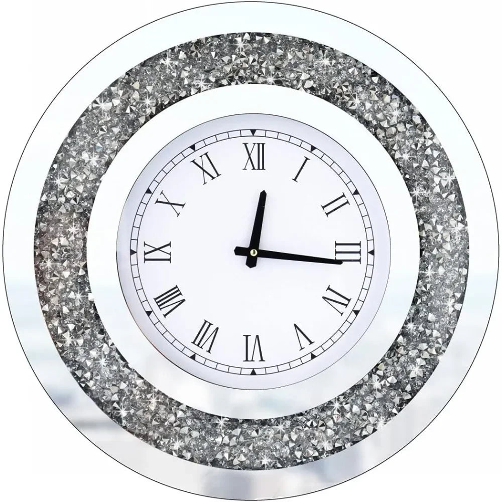 Large Wall Clock Wall Decoration Crystal