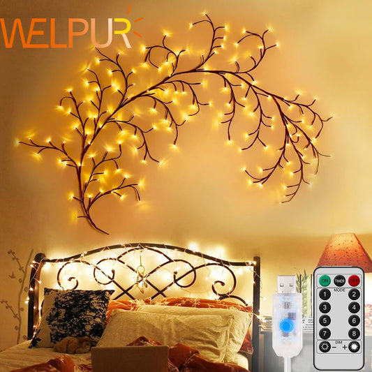 Tree and Vine Lamp USB/Solar Powered
