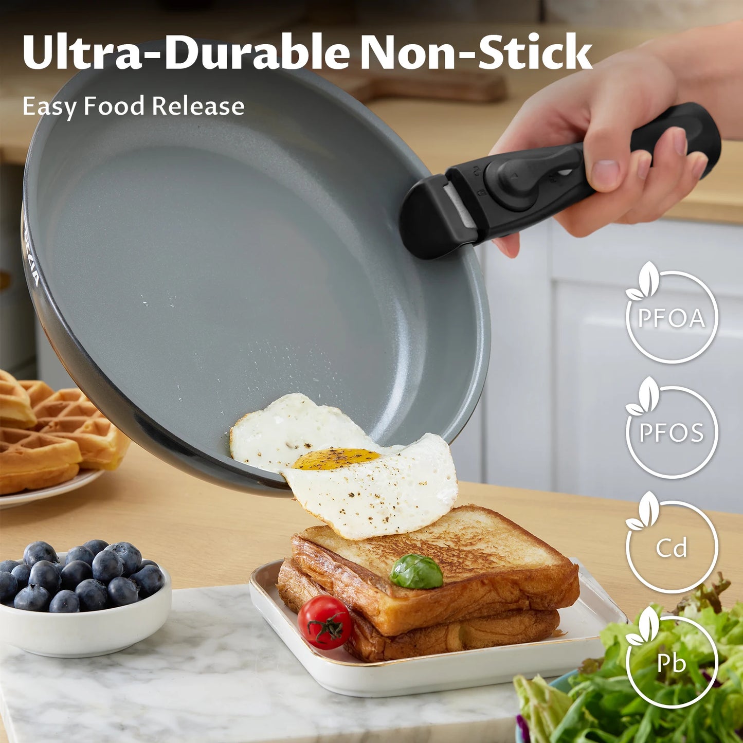 Induction Cookware w/ Healthy Ceramic Coating