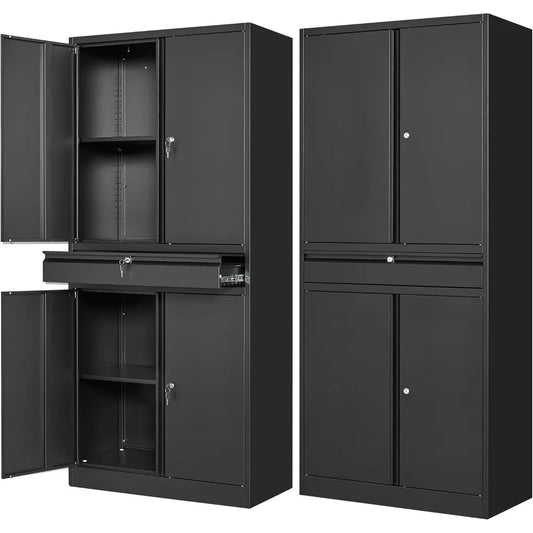 Garage Storage Cabinet with Drawer