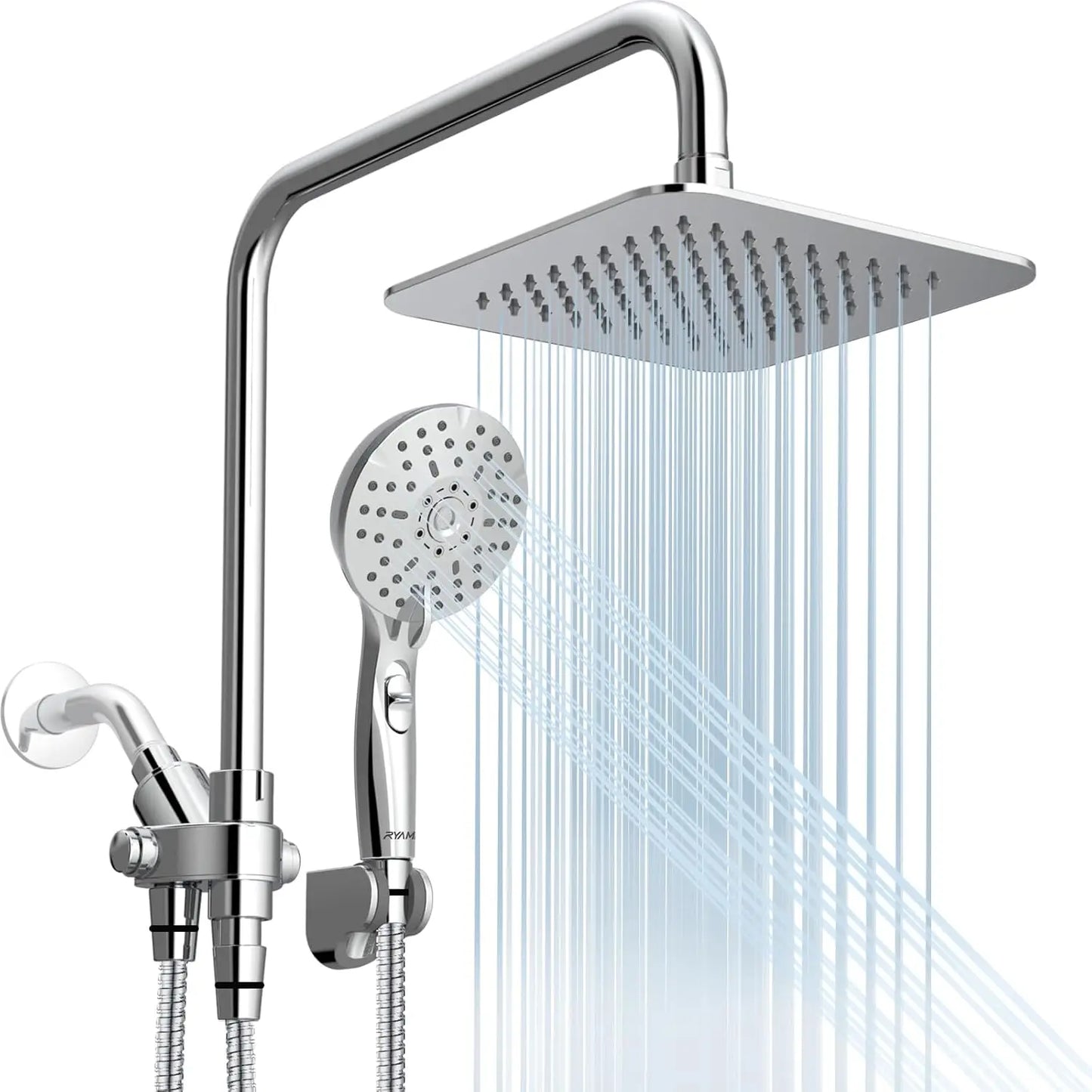 Dual Shower Head Combo, Handheld Showers