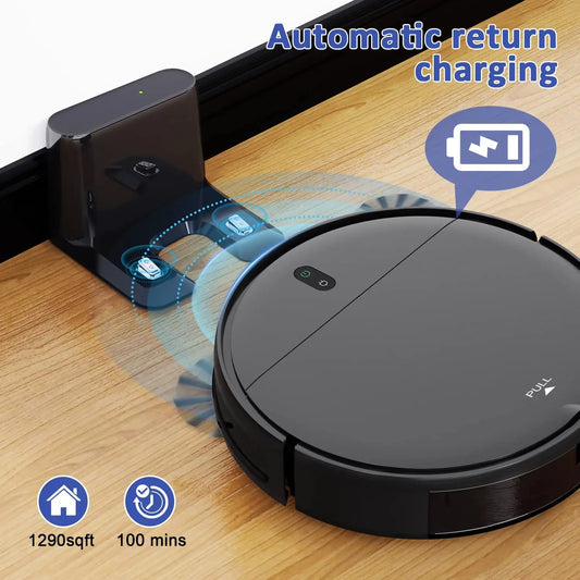 Robot Vacuum Cleaner, Mopping Sweeping Suction, Wifi