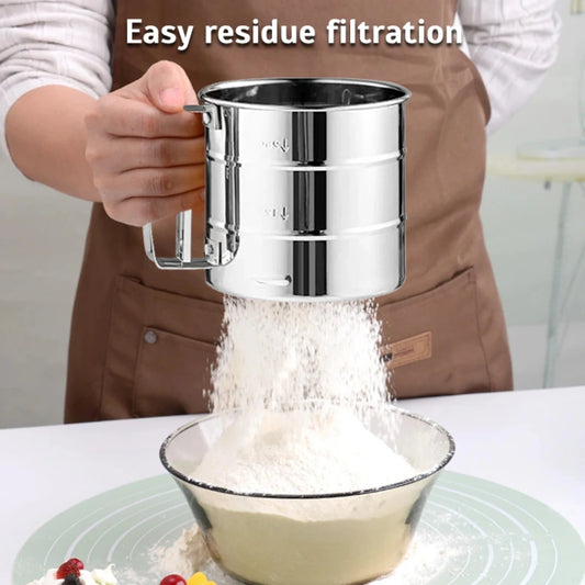 Stainless Steel Mesh Sifter Cup for Baking