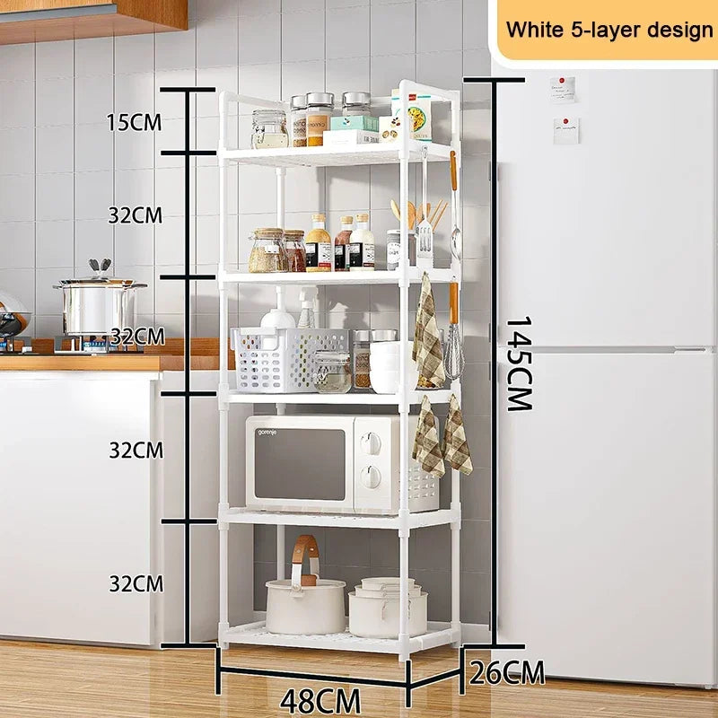 Toilet/Kitchen Storage Shelf