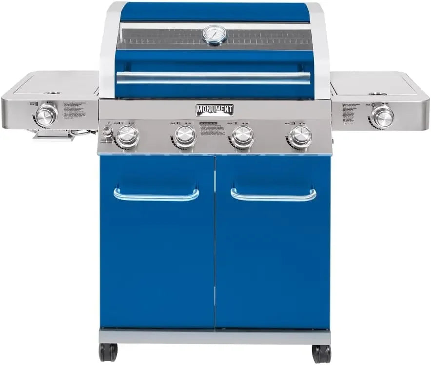 Propane Gas Grills w/ Lid, Built-In Thermometer