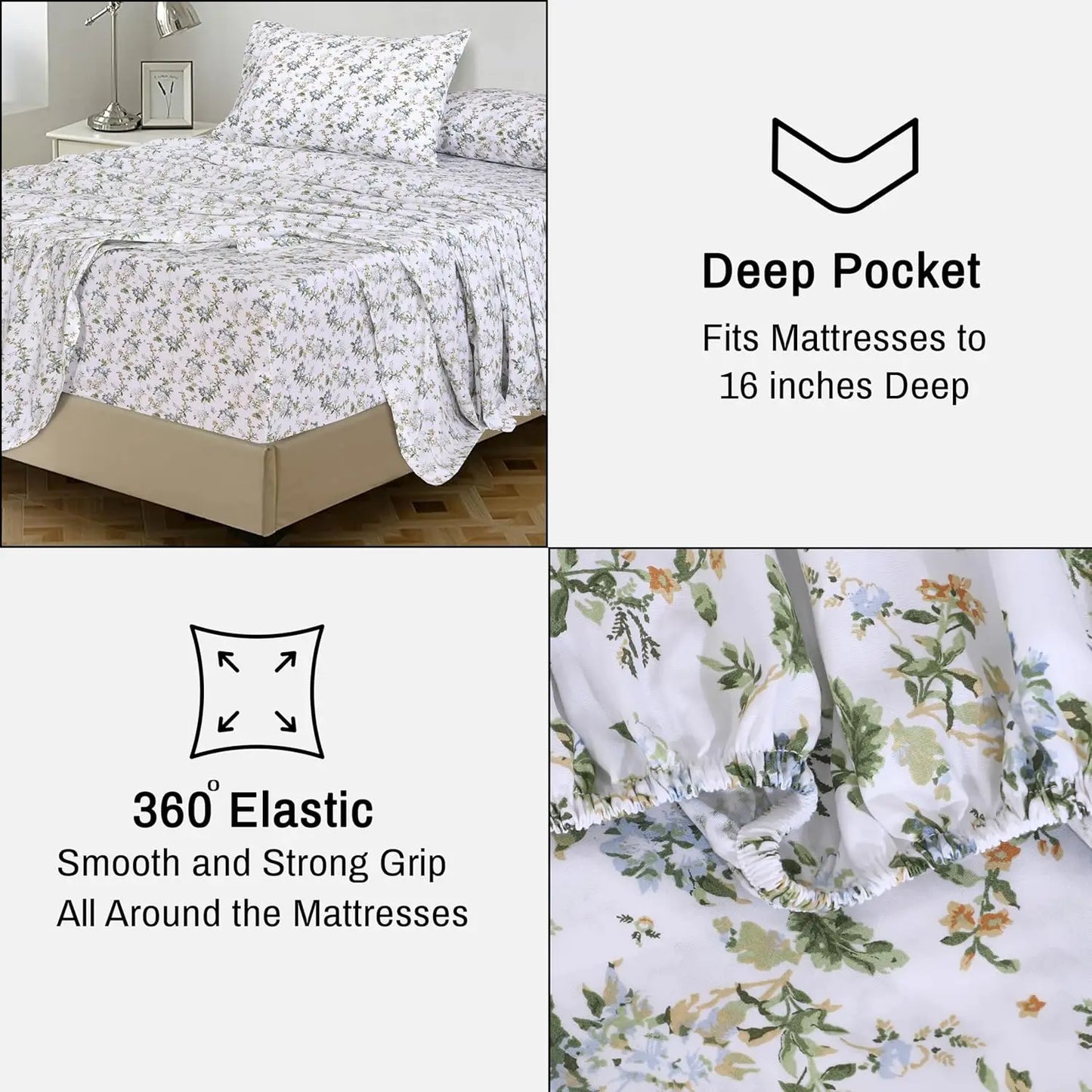 100% Cotton Sheets - Crispy Cooling