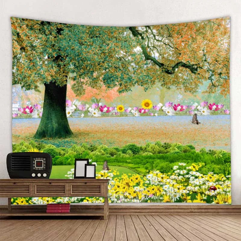 Beautiful nature tapestry