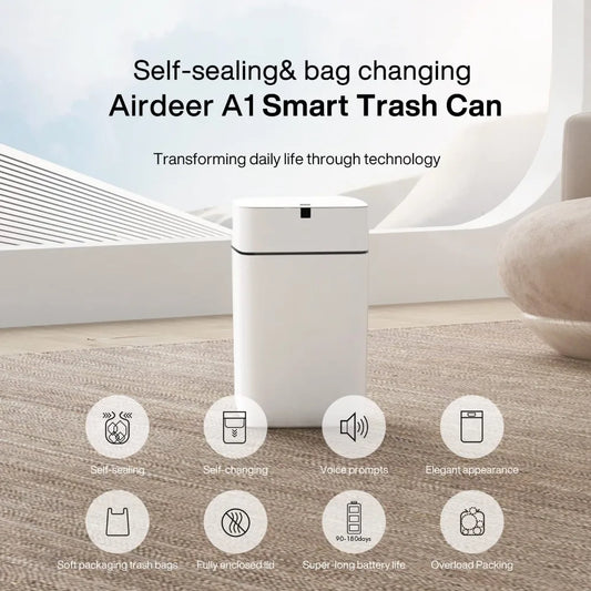 Automatic trash can- kitchen, bathroom, bedroom