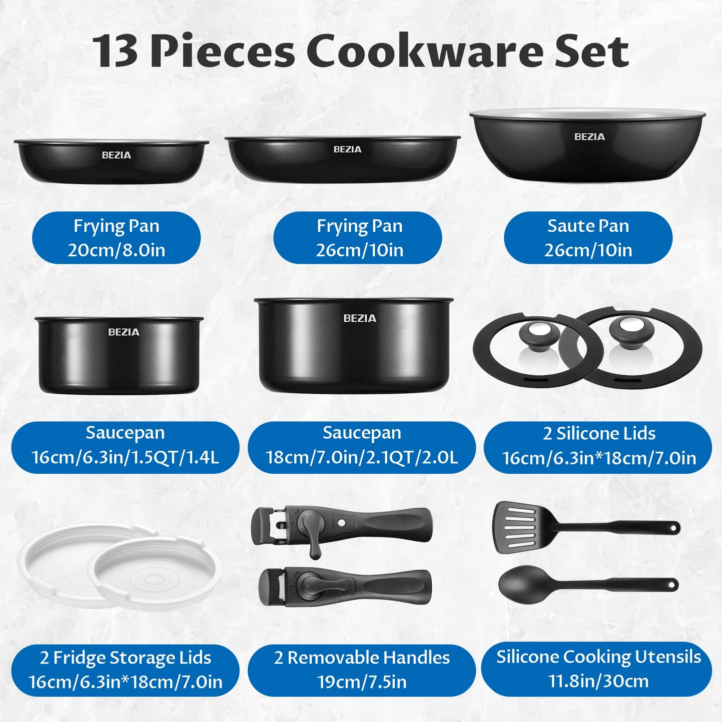 Induction Cookware w/ Healthy Ceramic Coating