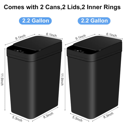 Automatic Trash Can, Touchless, Motion Sensor