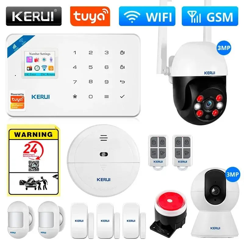 2025. Tuya Smart WIFI GSM Security Alarm System