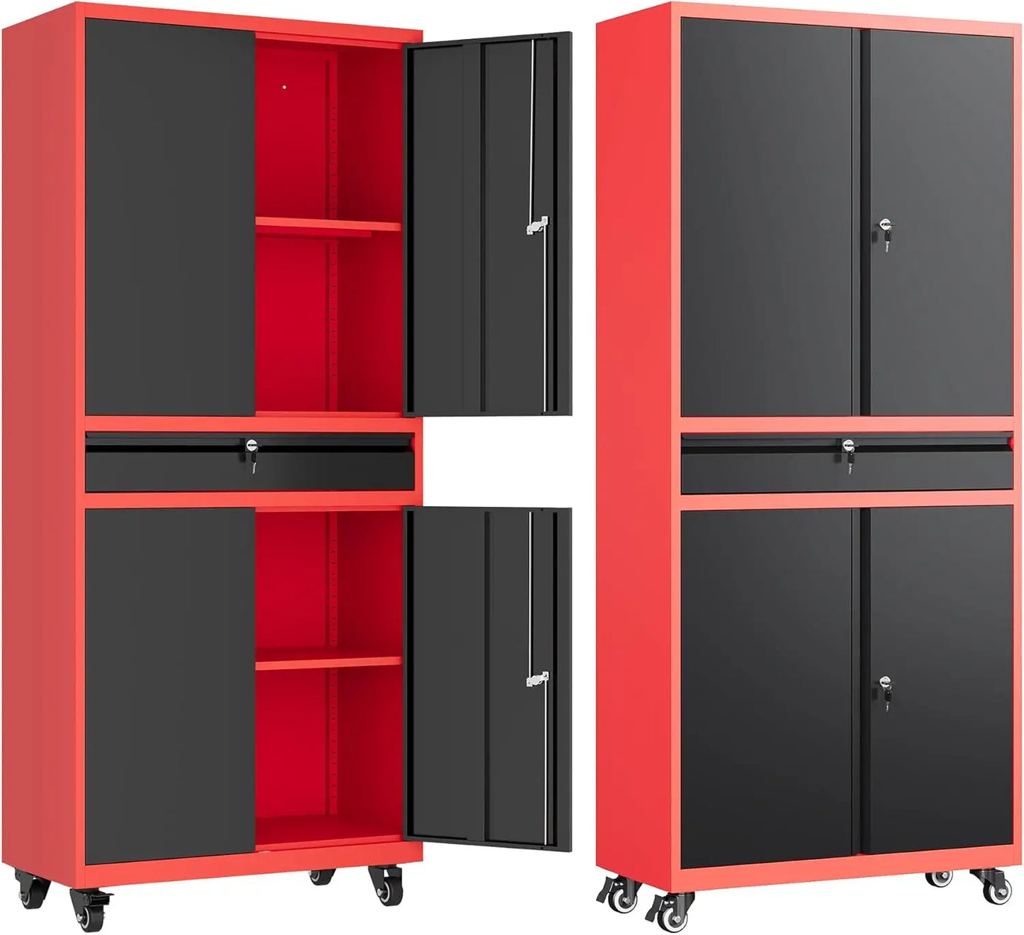 Garage Storage Cabinet with Drawer