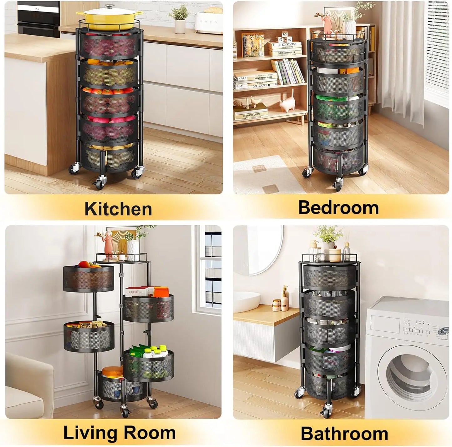 Fruit/Vegetable Basket Bowls for Storage