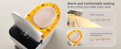 Voice Control, Portable toilet with bidet built in