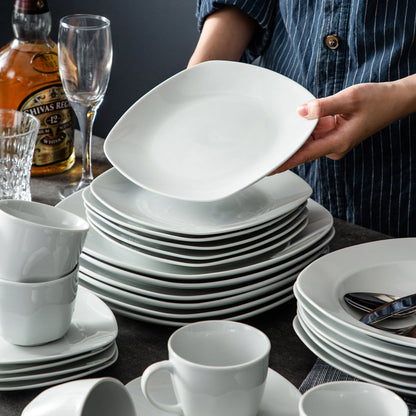 Porcelain Tableware Dinner Set, Service for 6 Person