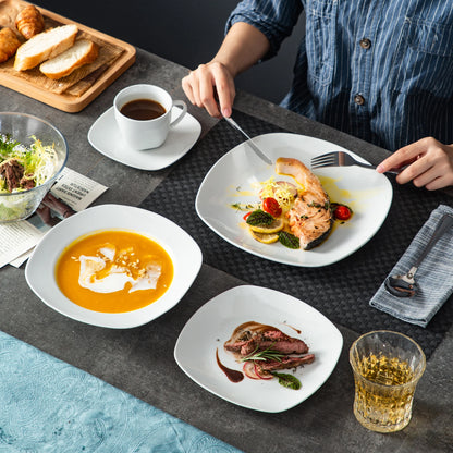 Porcelain Tableware Dinner Set, Service for 6 Person
