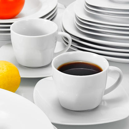 Porcelain Tableware Dinner Set, Service for 6 Person