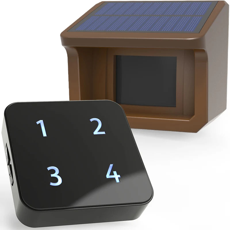 Solar Wireless Driveway Alarm, Motion Sensor&Detector