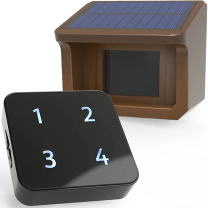 Solar Wireless Driveway Alarm, Motion Sensor&Detector