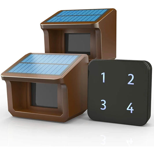 Solar Wireless Driveway Alarm, Motion Sensor&Detector