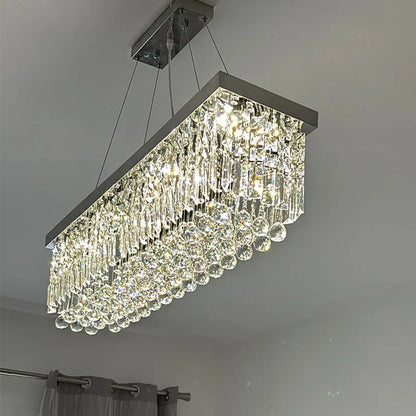 LED Crystal Chandelier Modern Dining Pendant Home Lamp