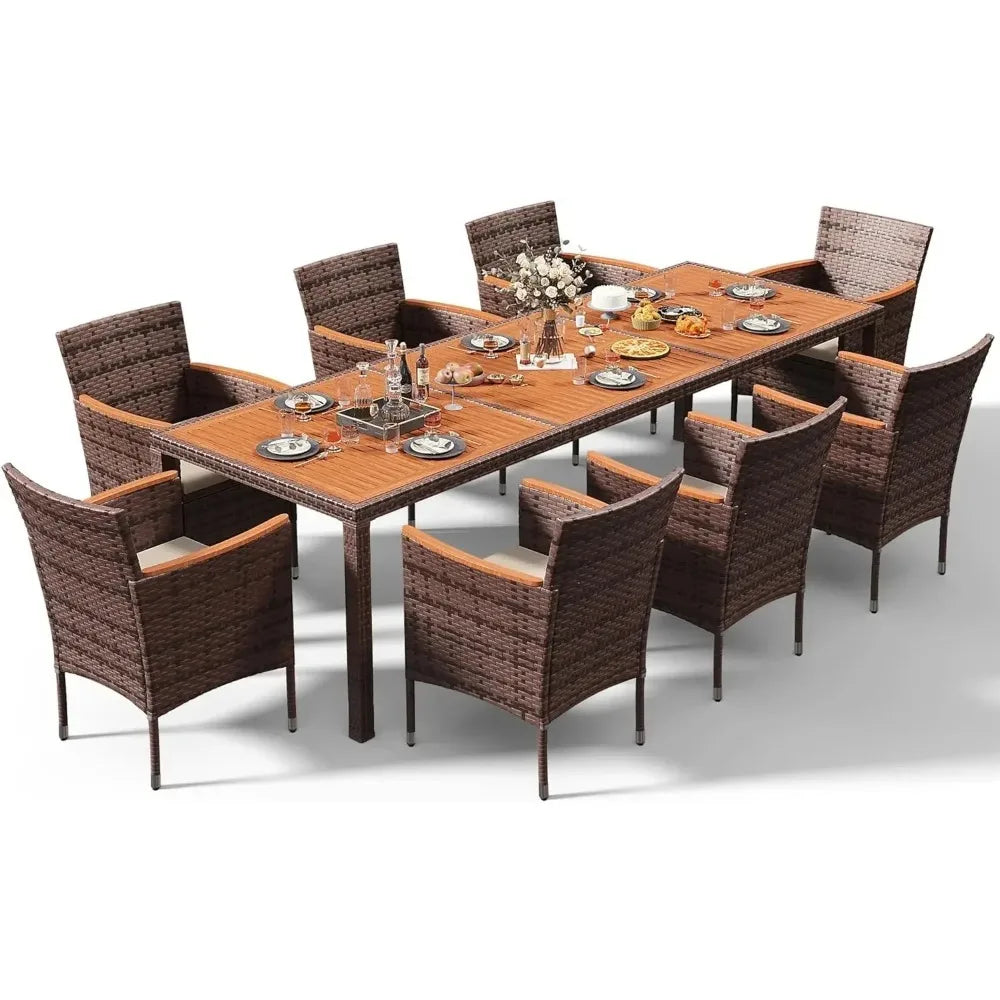 Patio Conversation Set/ Dining Table and Chairs