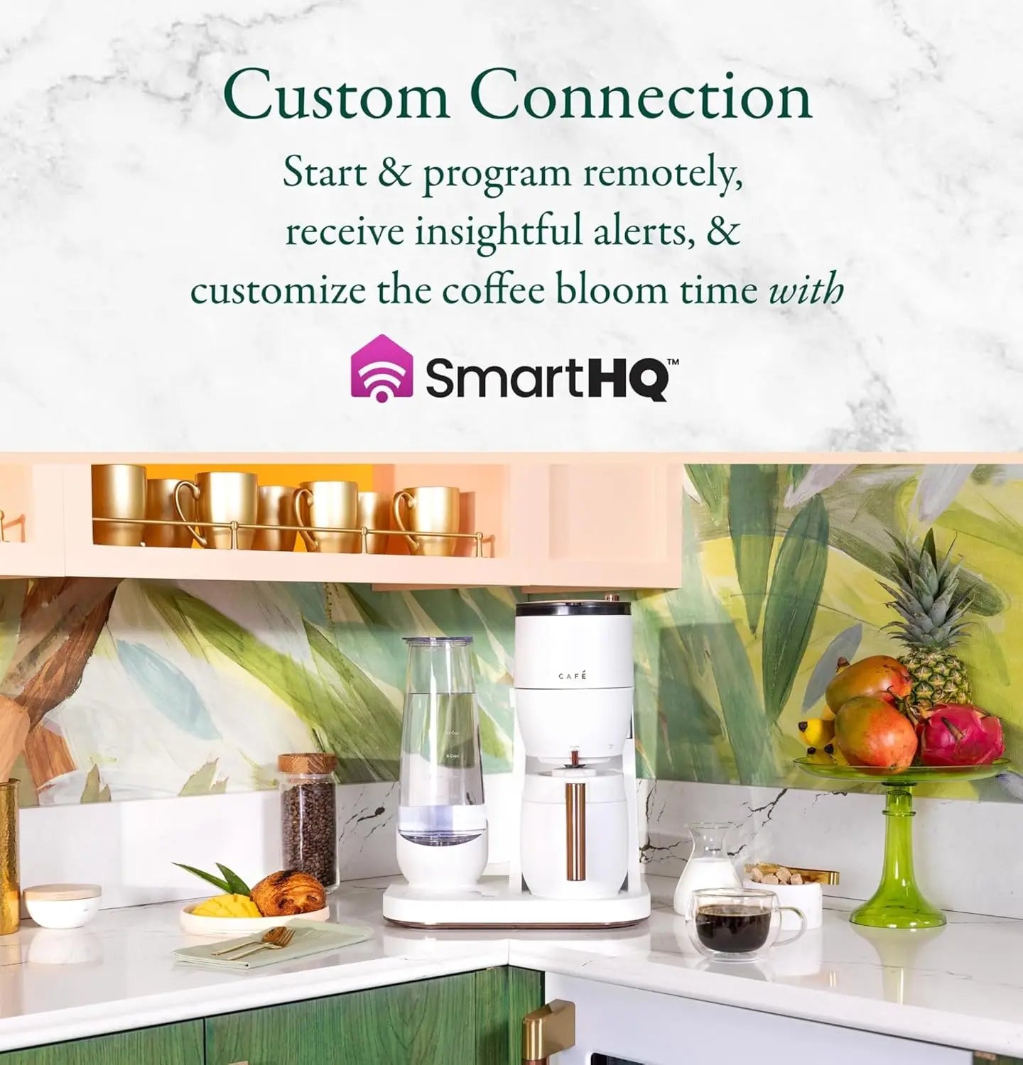 Grind & Brew Coffee Maker,WiFi Enabled Technology,