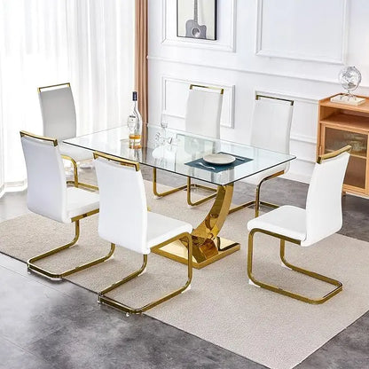 63” Dining Room Table Set for 6