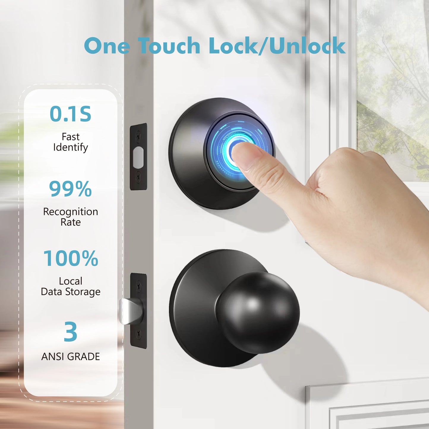 Electronic Door Lock, App Smart, Keyless entry