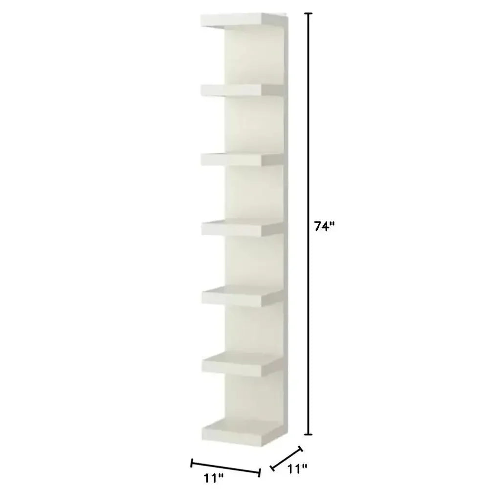 Vertical Wall Mount Shelf Unit