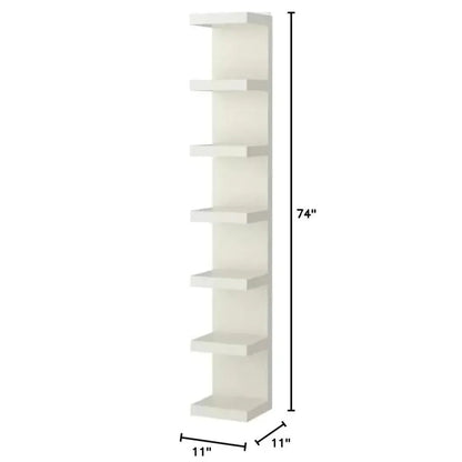 Vertical Wall Mount Shelf Unit