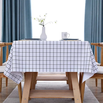 PVC tablecloth waterproof oil resistant tablecloth
