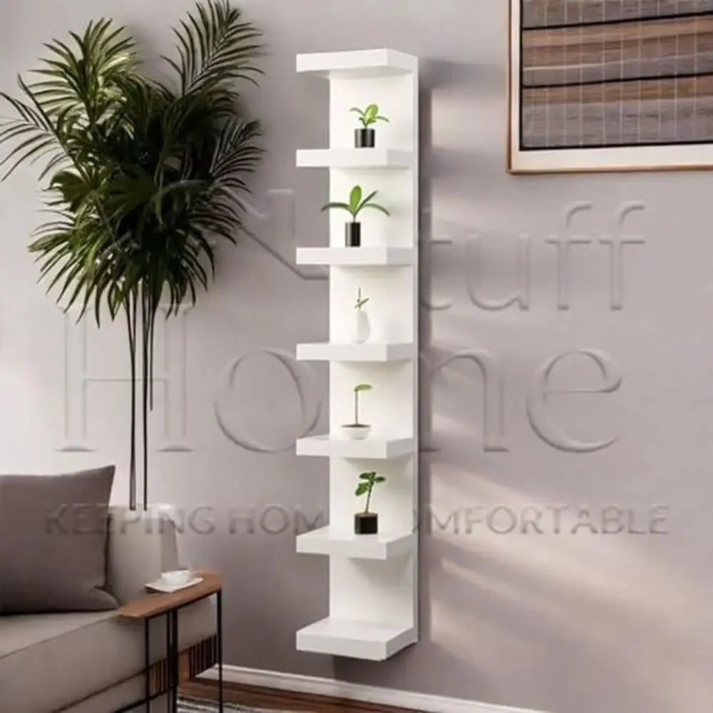 Vertical Wall Mount Shelf Unit