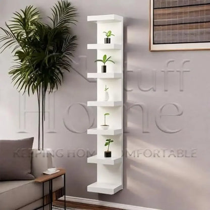 Vertical Wall Mount Shelf Unit