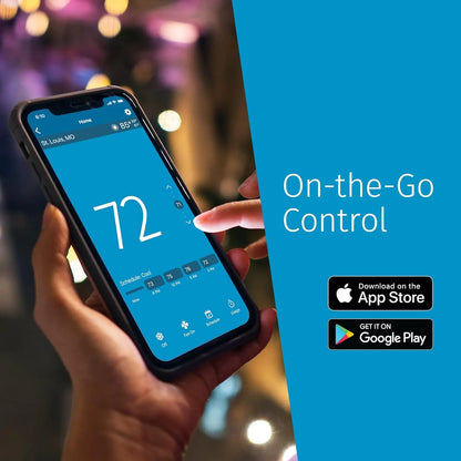 Smart Thermostat w/ Touchscreen, Wi-Fi, Data Privacy