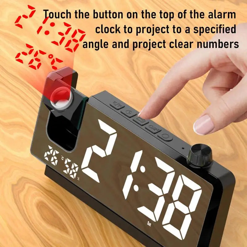 Digital Clock With Temperature Sensor Alarm Clock