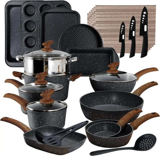 Non-Stick Cookware & Bakeware Set